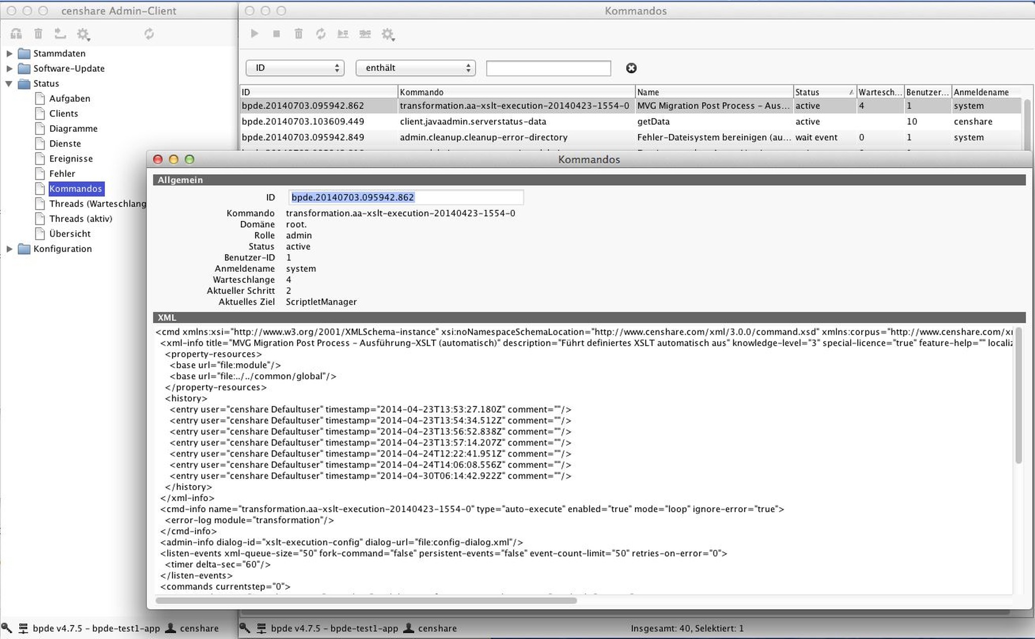 Sample where AAXsltExecution module has lead to a performance problem.