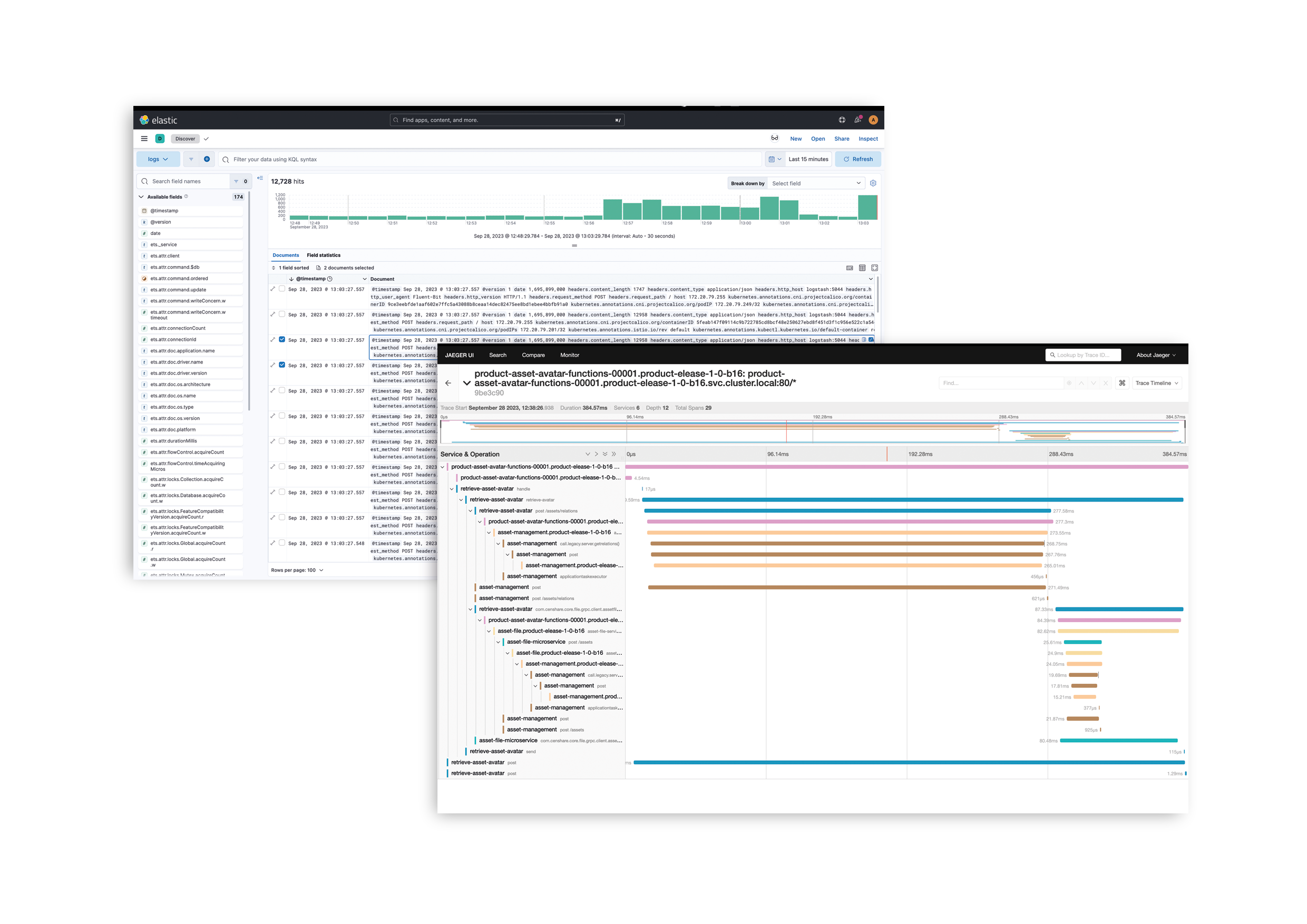 Kibana Jaeger Stack.png
