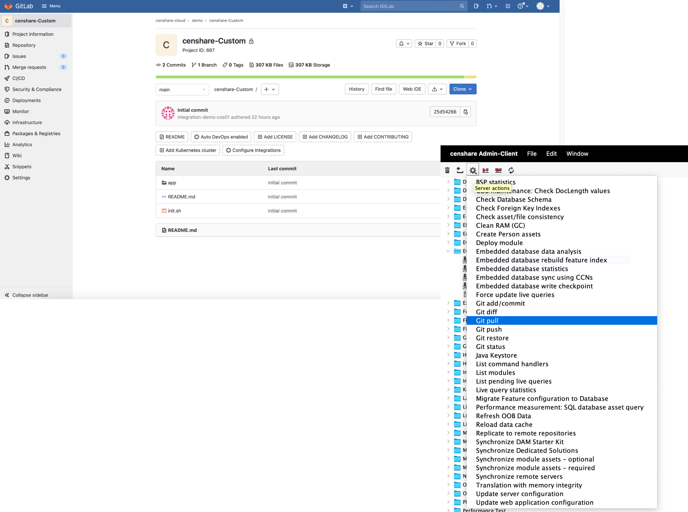 censhare Git integration stack.png